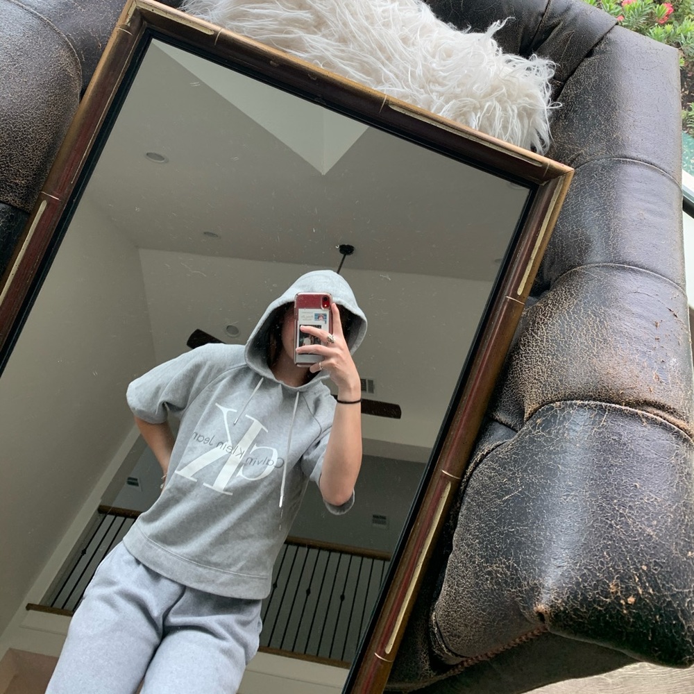 calvin klein sweatshirt shortsleeve worm once